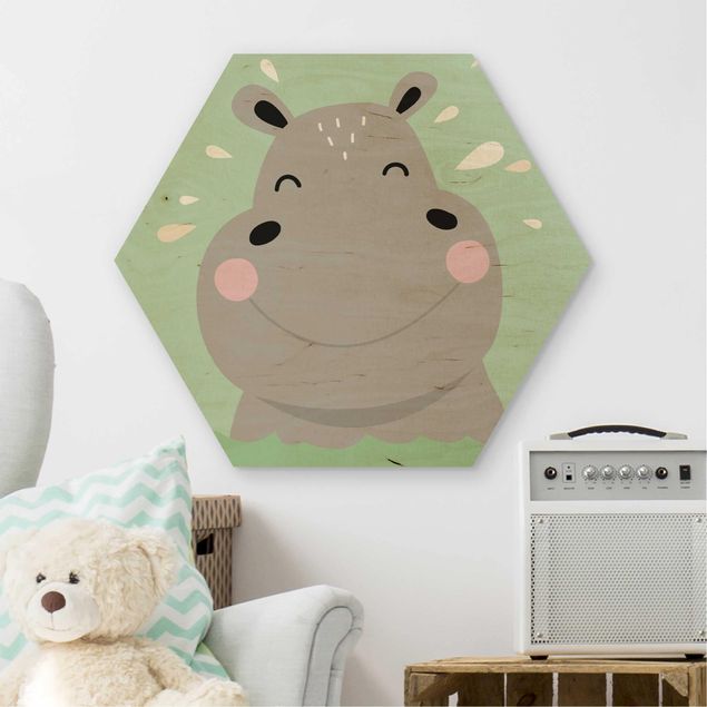 Decoración habitación infantil The Happiest Hippo