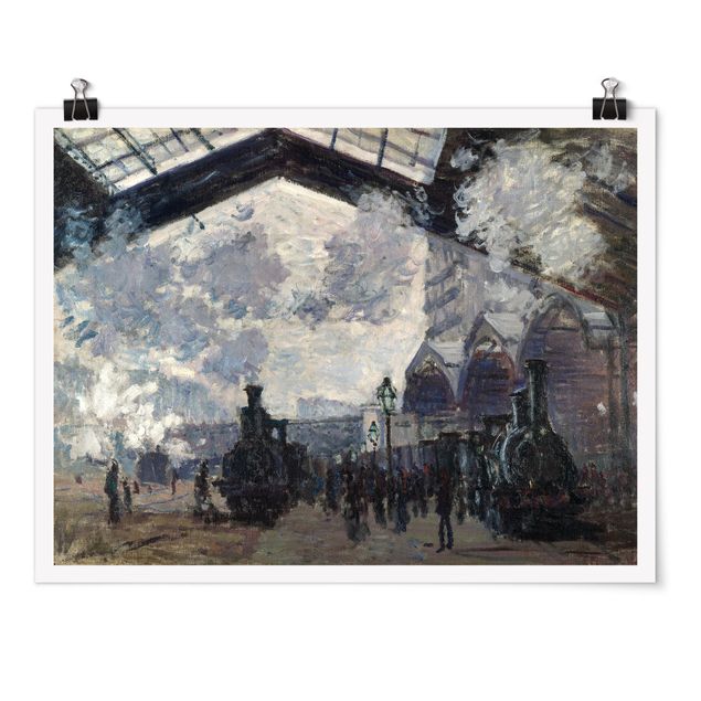 Estilos artísticos Claude Monet - Gare Saint Lazare