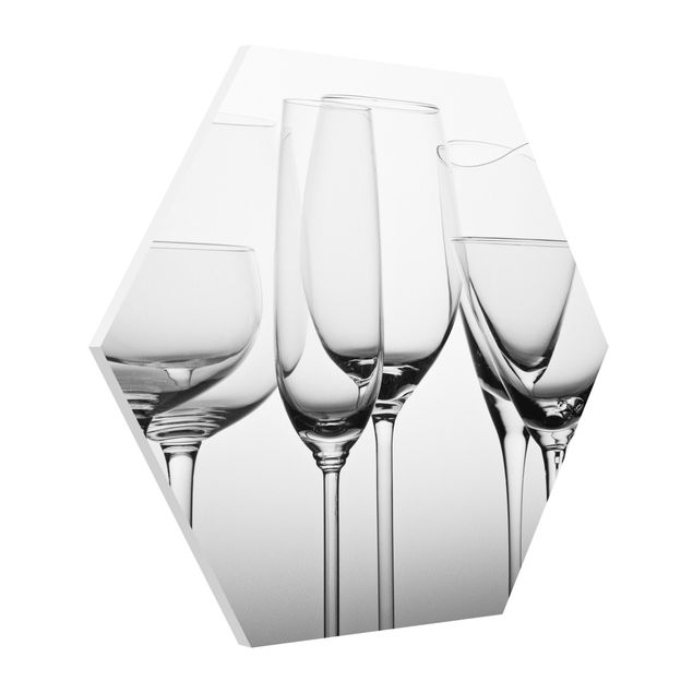 Cuadros modernos y elegantes Fine Glassware Black And White