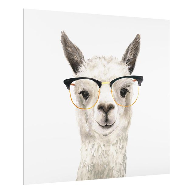 Salpicadero cocina cristal Hip Lama With Glasses I