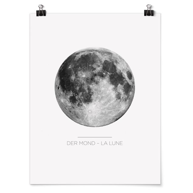 Cuadros modernos y elegantes The Moon - La Lune
