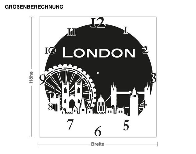 Vinilo ciudades del mundo London clock