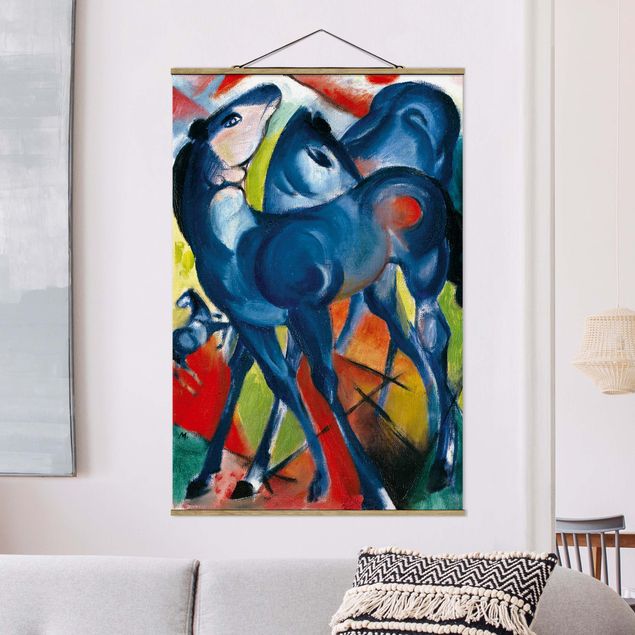 Cuadros expresionistas Franz Marc - The Blue Foals