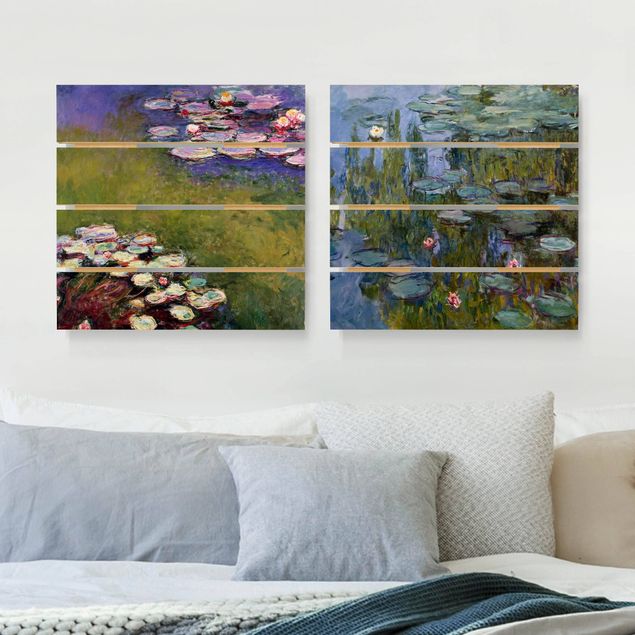 Decoración de cocinas Claude Monet - Water Lilies Set