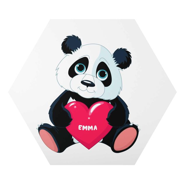 Cuadros modernos Panda With Heart