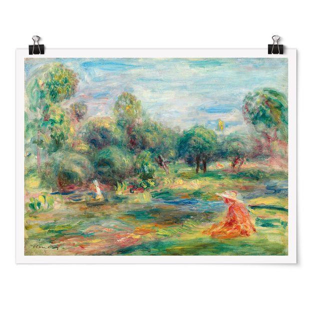 Estilos artísticos Auguste Renoir - Landscape At Cagnes