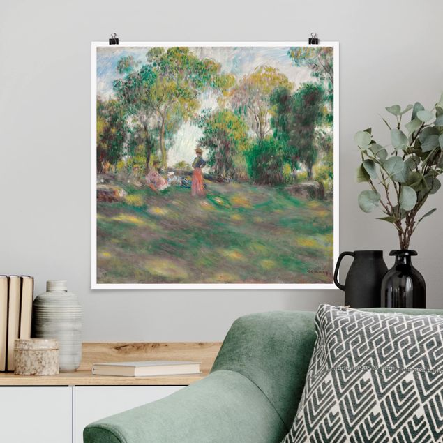 Cuadros impresionistas Auguste Renoir - Landscape With Figures