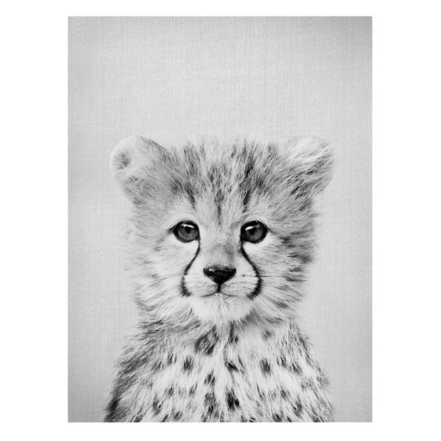 Cuadros modernos Baby Cheetah Gino Black And White