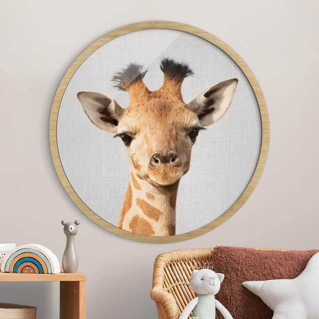 Decoración infantil pared Baby Giraffe Gandalf