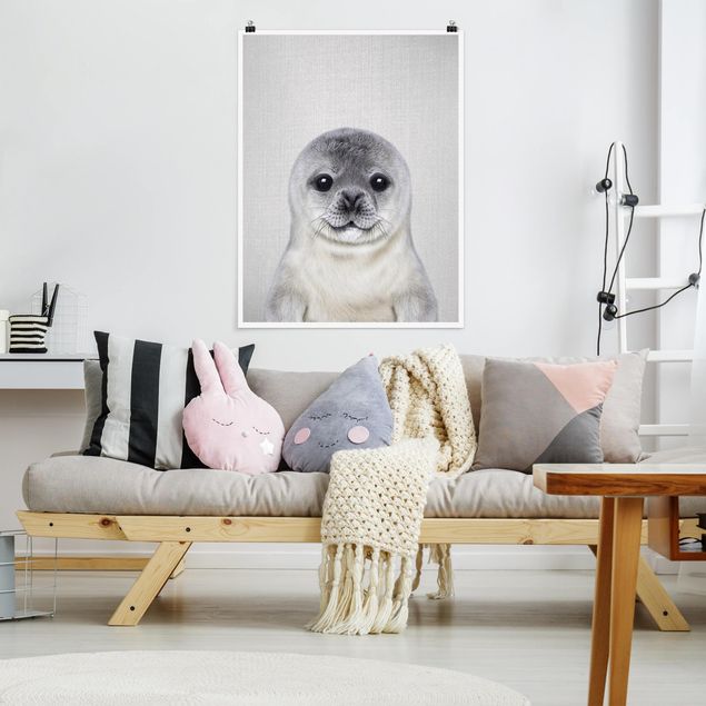 Póster de animales Baby Seal Ronny