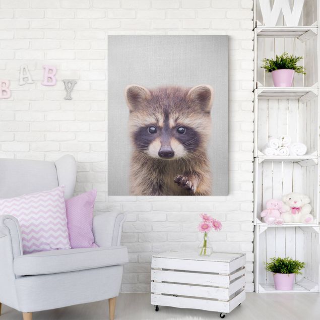 Decoración habitación infantil Baby Raccoon Wicky