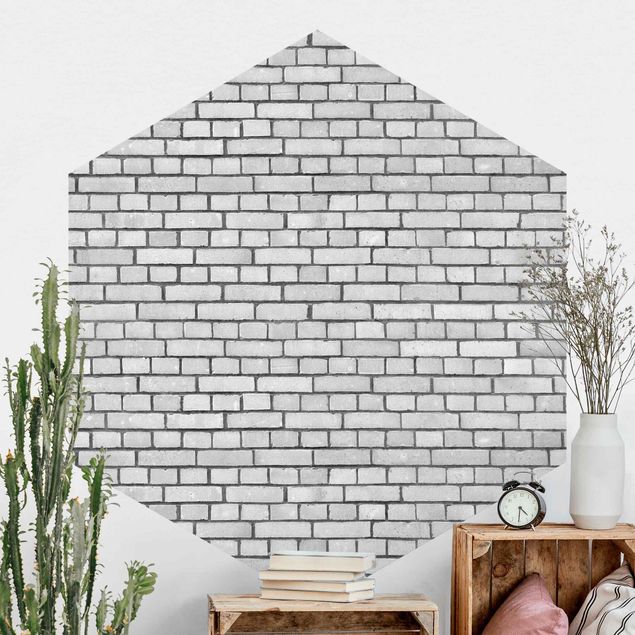 Decoración cocina Brick Wall White
