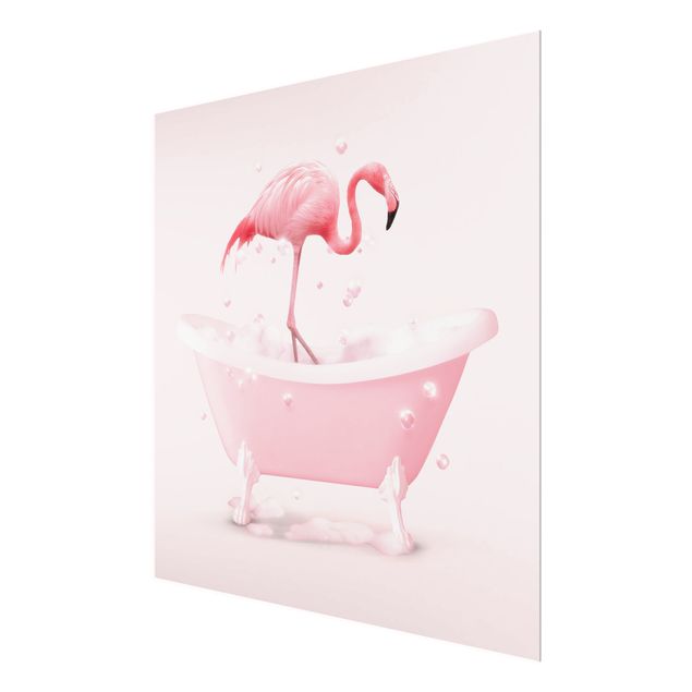 Cuadros decorativos Bath Tub Flamingo