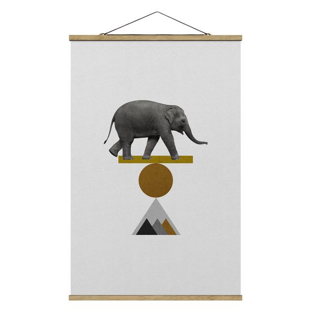 Cuadros decorativos modernos Art Of Balance Elephant