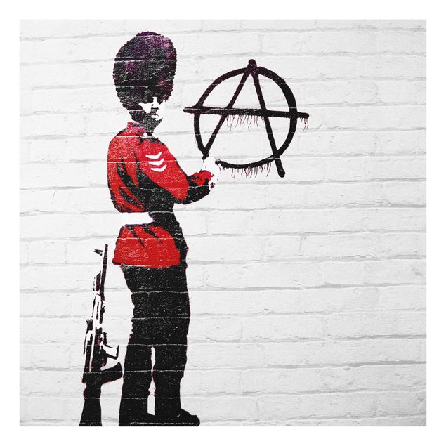 Cuadros decorativos Anarchist Soldier - Brandalised ft. Graffiti by Banksy