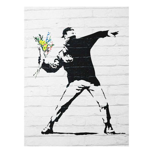 Cuadros Flower Thrower - Brandalised ft. Graffiti by Banksy