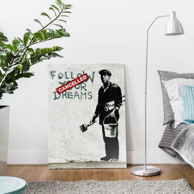 Cuadros decorativos modernos Follow Your Dreams - Brandalised ft. Graffiti by Banksy