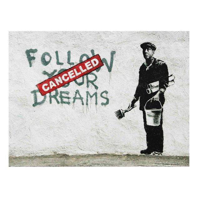 Cuadros modernos Follow Your Dreams - Brandalised ft. Graffiti by Banksy