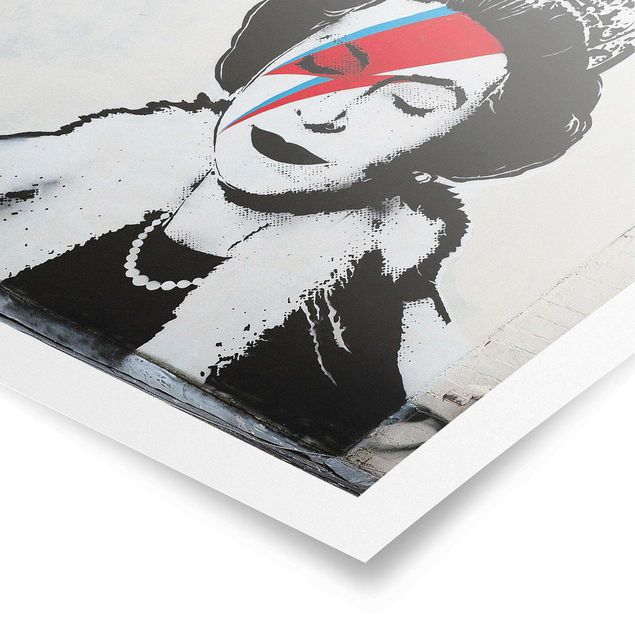Cuadros decorativos Queen Lizzie Stardust - Brandalised ft. Graffiti by Banksy
