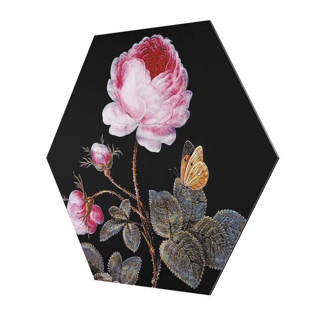 Cuadros de flores Barbara Regina Dietzsch - The Hundred-Petalled Rose