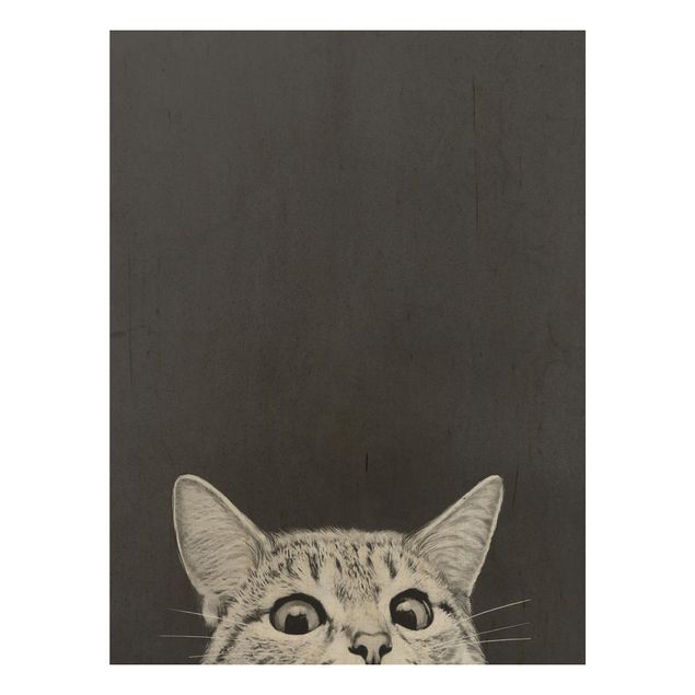 Cuadros Laura Graves Arte Illustration Cat Black And White Drawing