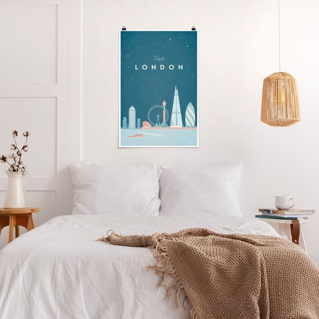 cuadros-arquitectura-skyline-londres Travel Poster - London