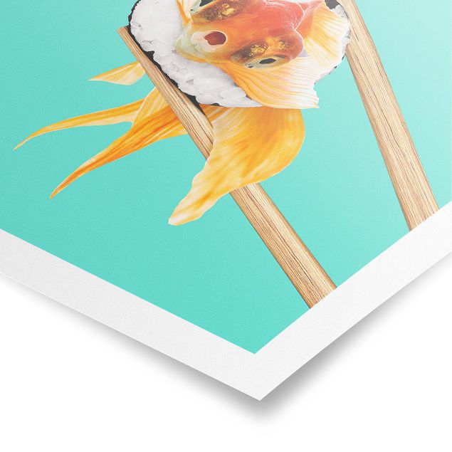 Cuadros de plantas Sushi With Goldfish