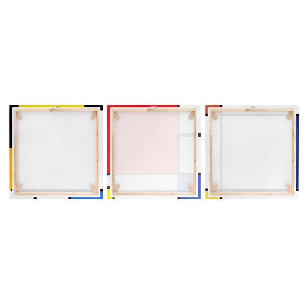 Lienzos de cuadros famosos Piet Mondrian - Square Compositions