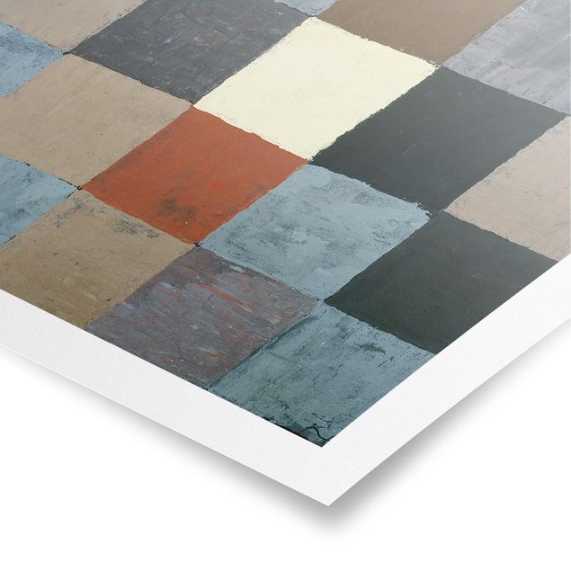 Láminas abstractas Paul Klee - Color Chart (on Gray)