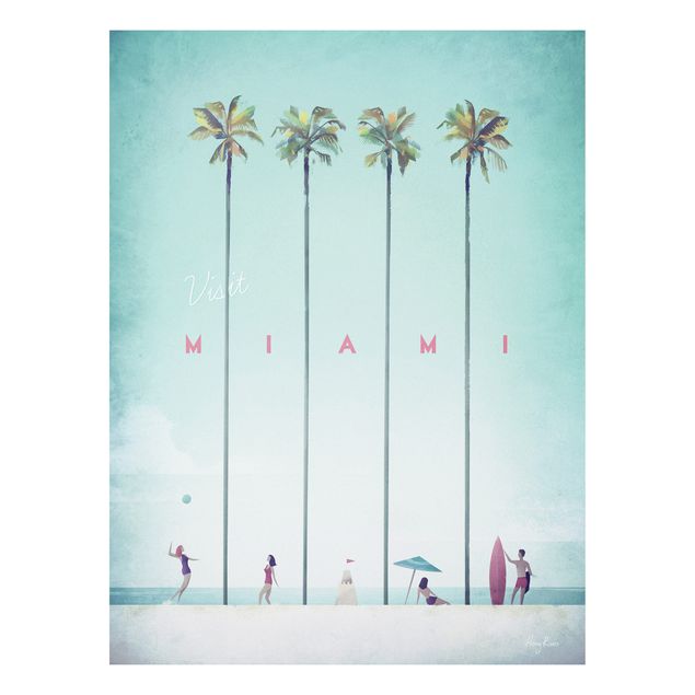 Cuadros de paisajes naturales  Travel Poster - Miami