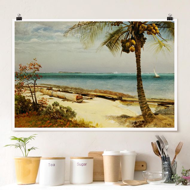 Estilo artístico Romanticismo Albert Bierstadt - Tropical Coast