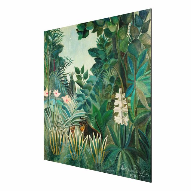 Cuadro con paisajes Henri Rousseau - The Equatorial Jungle