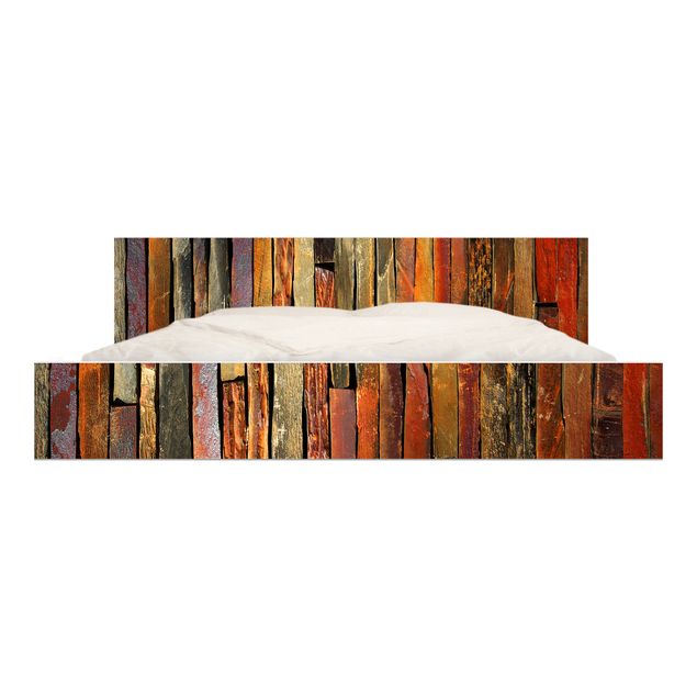 Láminas adhesivas en marrón Stack of Planks