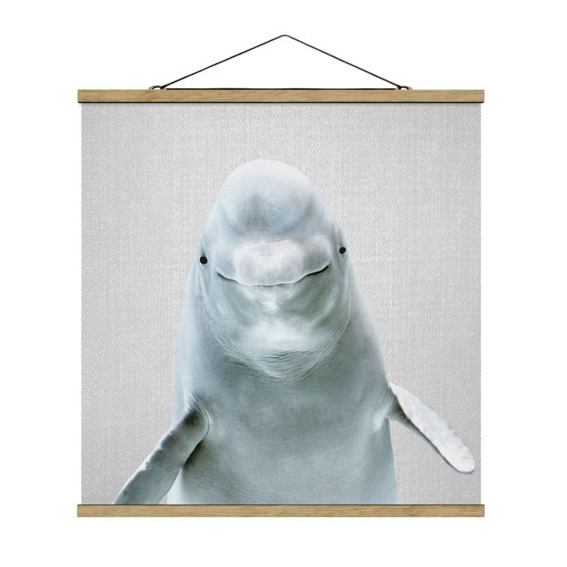 Láminas animales Beluga Whale Bob