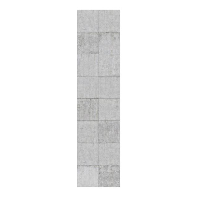 Paneles japoneses patrones Concrete Brick Look Grey