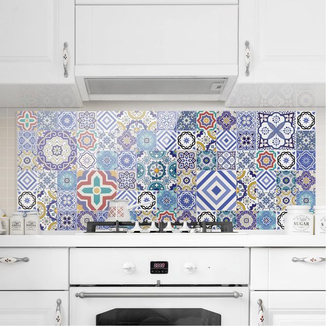 Decoración cocina Mirror Tiles - Elaborate Portuguese Tiles