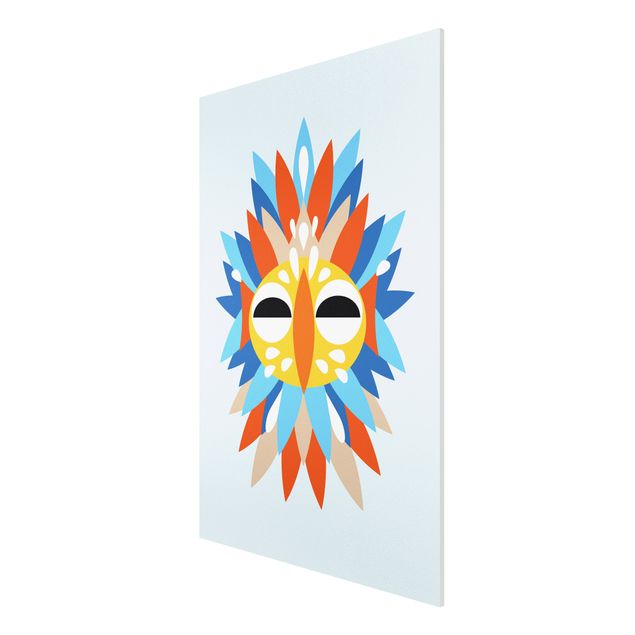 Cuadros famosos Collage Ethnic Mask - Parrot