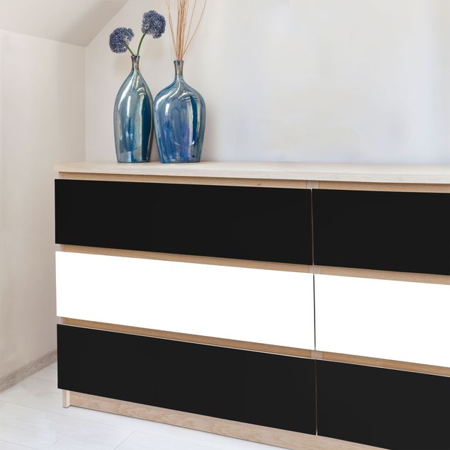 Papel adhesivo para muebles negro Black And White Colour Set Individually Arrangeable
