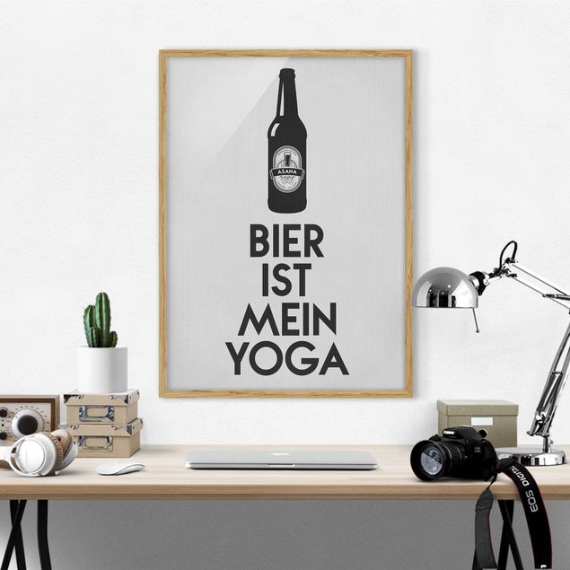 Decoración cocina Bier Ist Mein Yoga