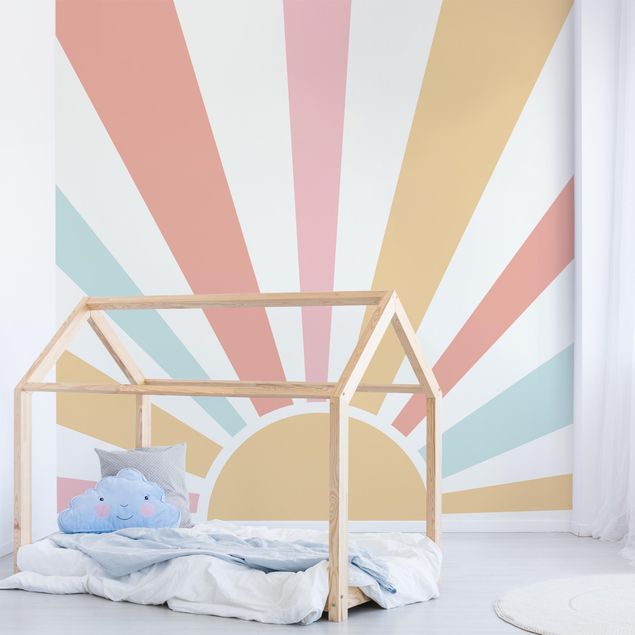 Decoración habitación infantil Boho Sun Pastel