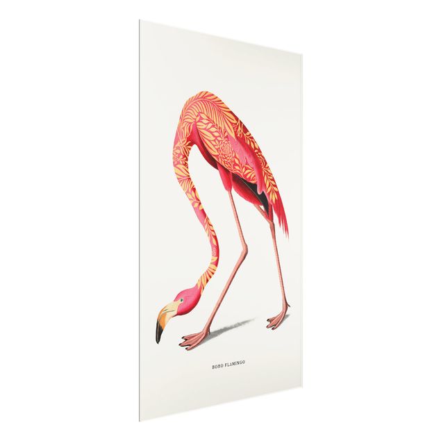 Cuadros Jonas Loose Boho Birds - Flamingo