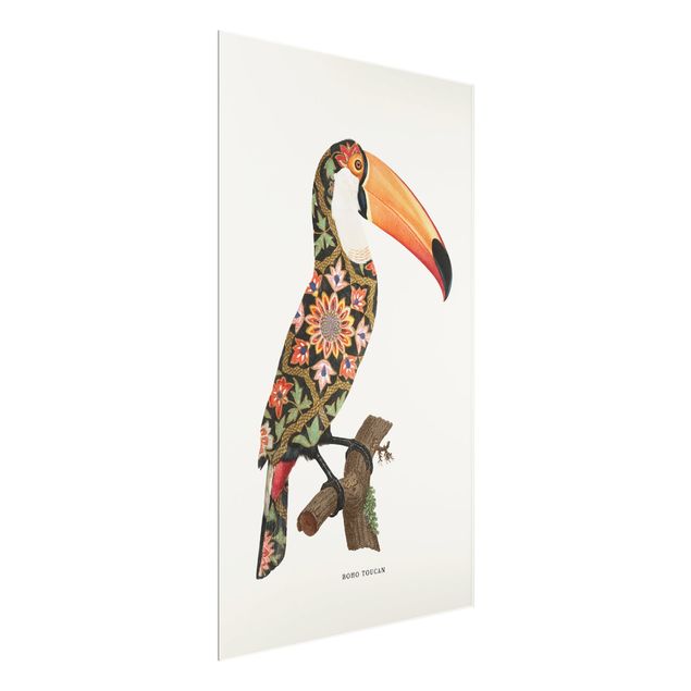 Cuadro multicolor Boho Birds - Toucan