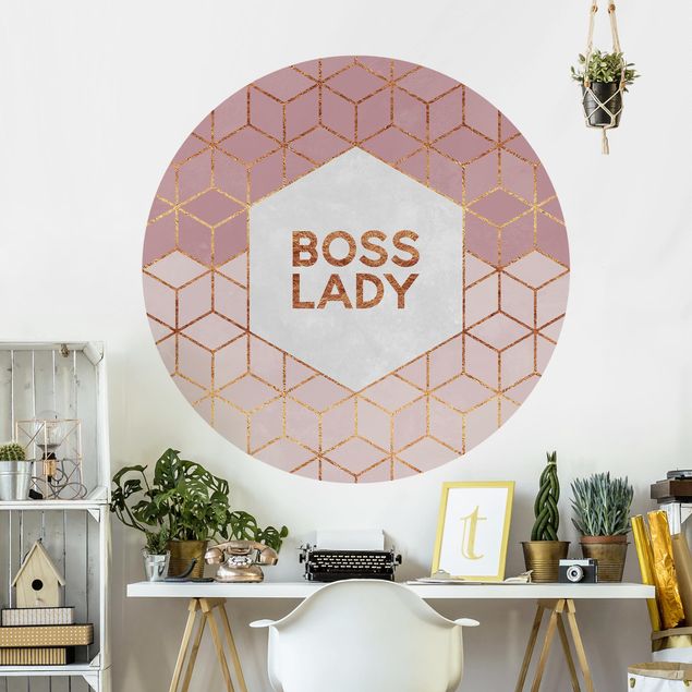 Decoración en la cocina Boss Lady Hexagons Pink