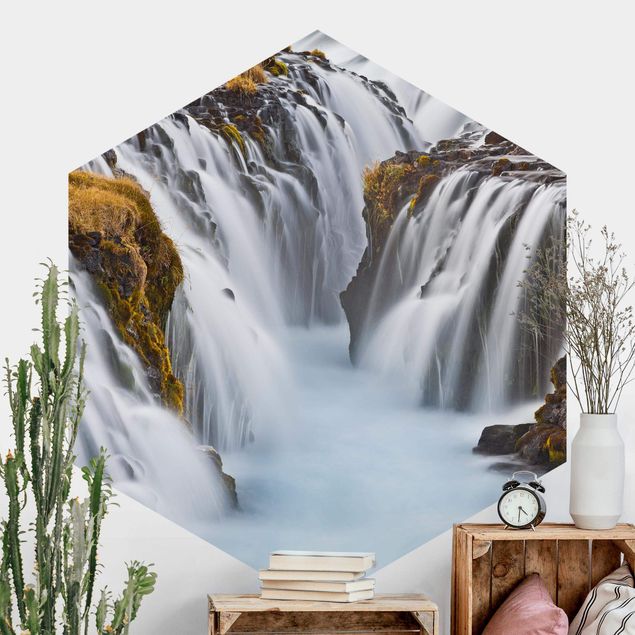 Decoración en la cocina Brúarfoss Waterfall In Iceland