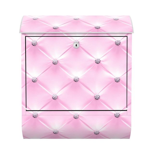 Buzón exterior Diamond Light Pink Luxury