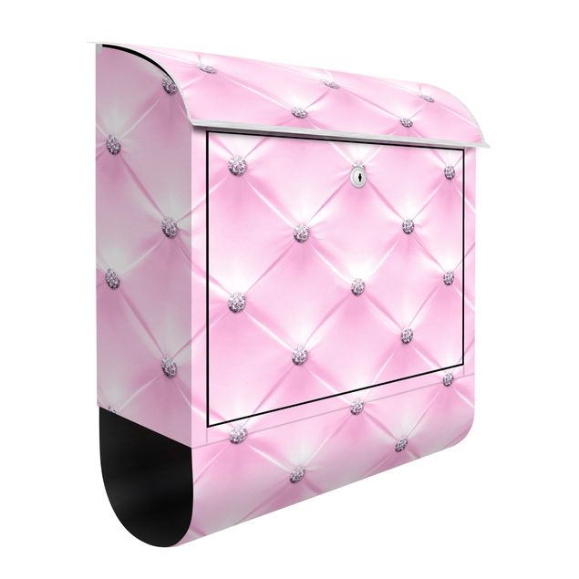 Buzón rosa Diamond Light Pink Luxury