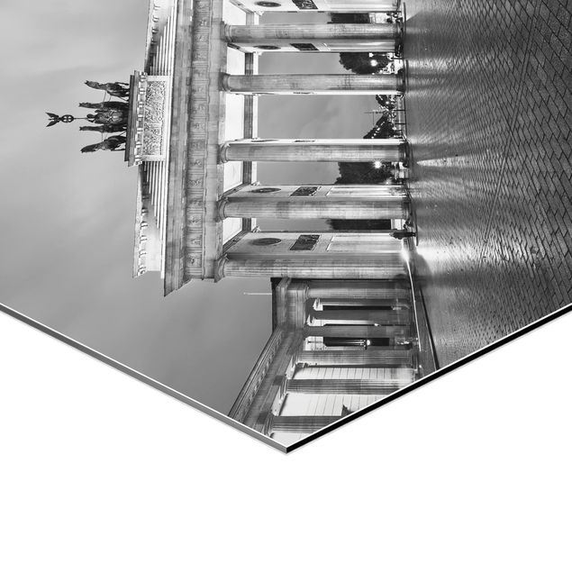 cuadros hexagonales Illuminated Brandenburg Gate II