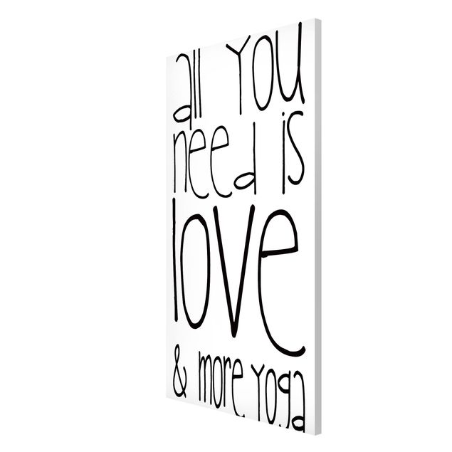 Cuadros frases Love and Yoga