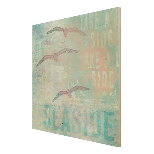 Cuadros Haase Shabby Chic Collage - Seagulls