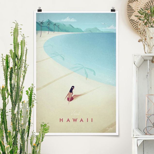 Decoración cocina Travel Poster - Hawaii